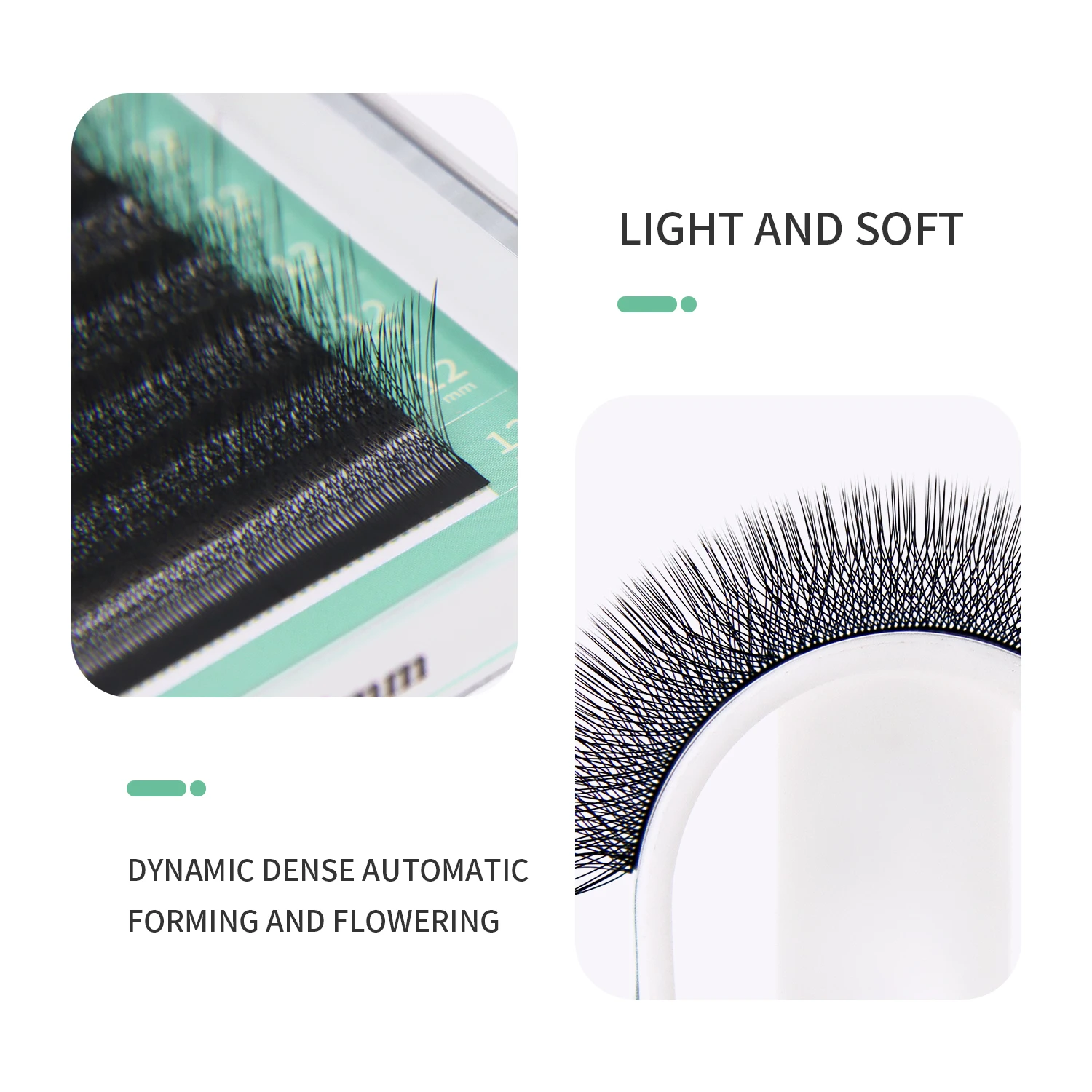 وصلات رموش على شكل W ، حجم مسب - مراجعة Eyelash Extension For Asian Eyes وسعره