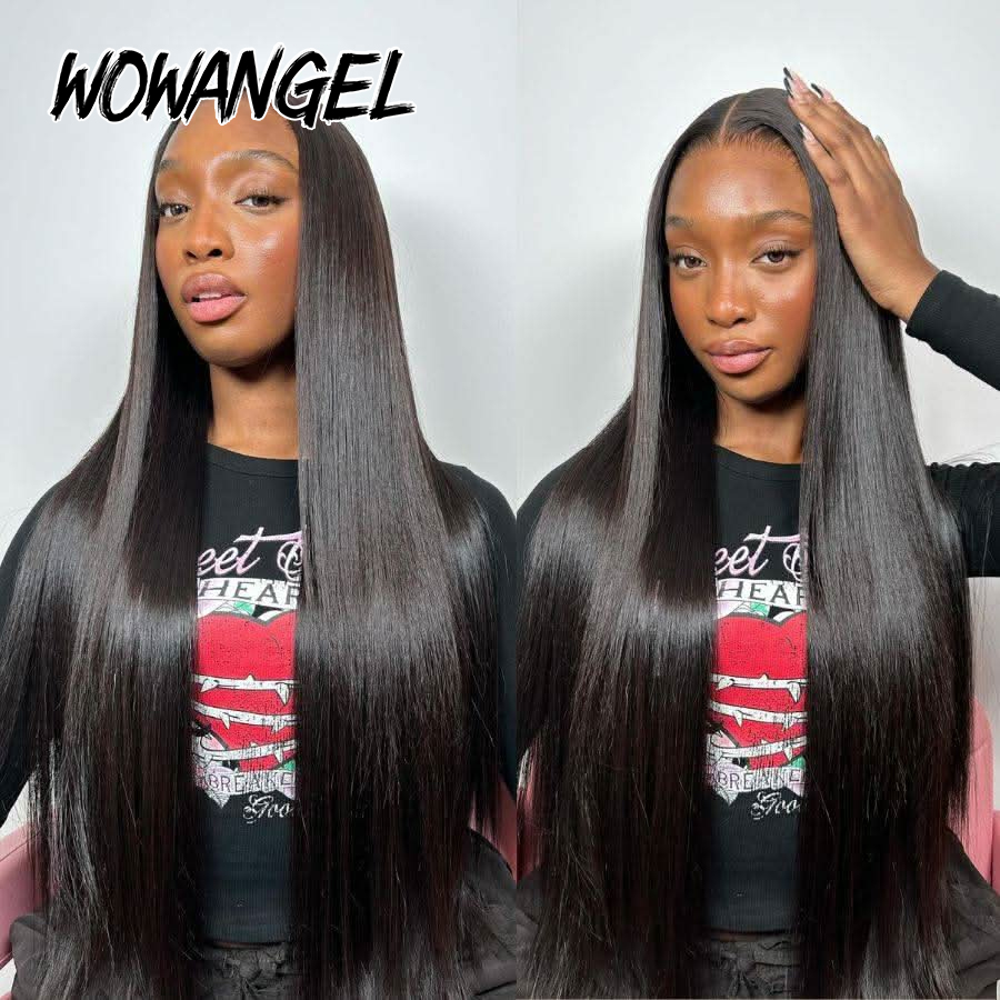 شعر مستعار WOWANGEL مستقيم بفت - مراجعة Eyelash Extension Natural Look وسعره