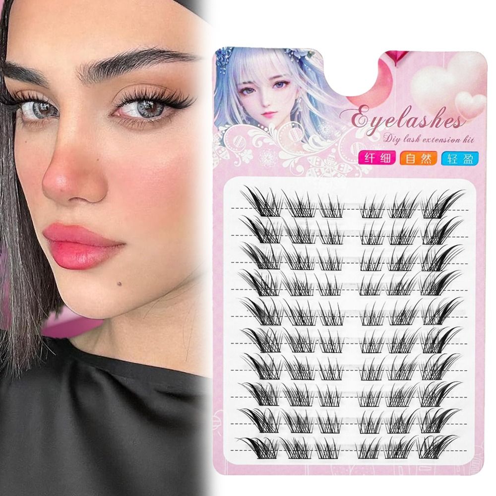 ثلاثية الأبعاد القط العين مجمو - مراجعة Eyelash Extension For Asian Eyes وسعره