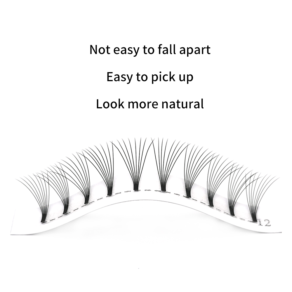 JINYANHUA 8D المشجعين رمش تمدي - مراجعة Eyelash Extension Russian وسعره