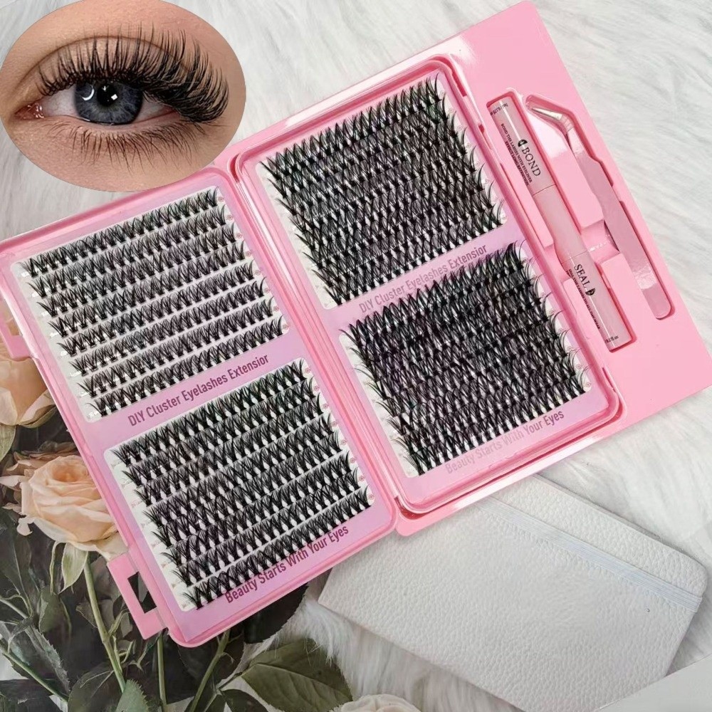رموش صناعية جديدة سميكة وطويلة - مراجعة Eyelash Extension Look وسعره