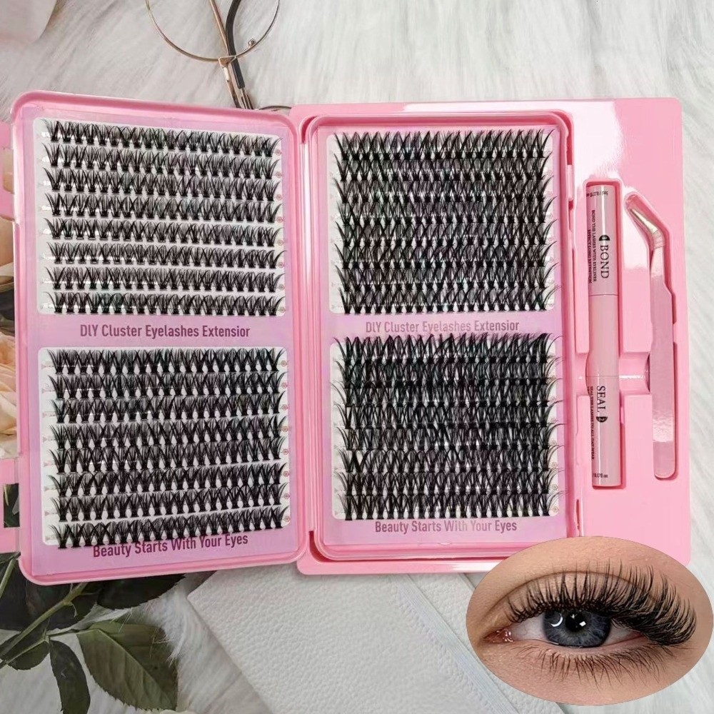 رموش صناعية جديدة سميكة وطويلة - مراجعة Eyelash Extension Look وسعره